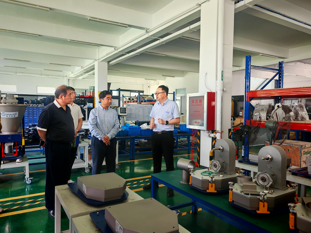The leaders of China Resin Association Visit Transcell Intelligent Machinery Co., Ltd